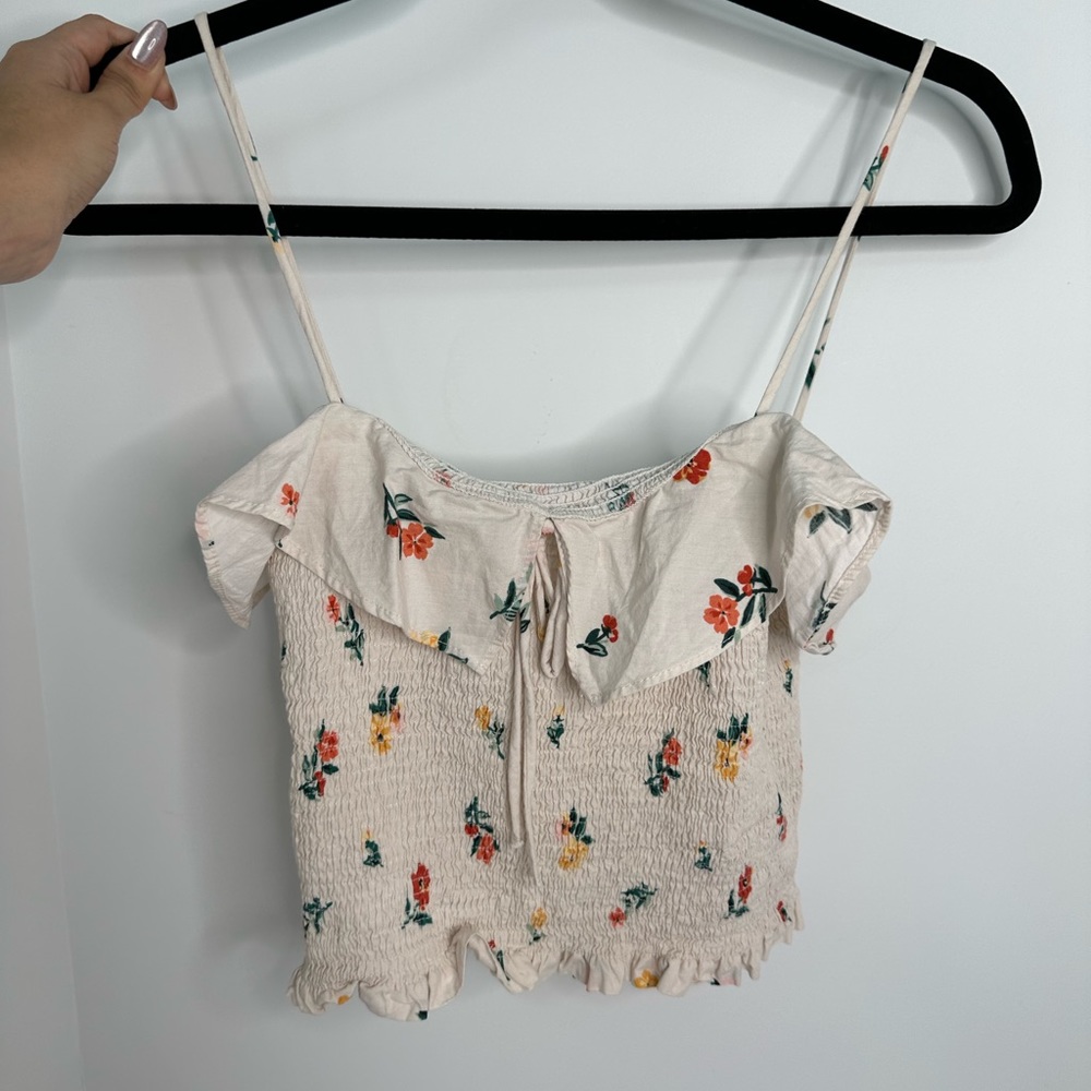Zara floral cami top